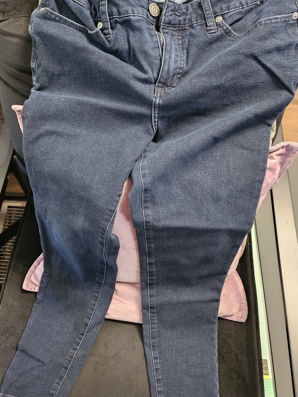 LC Lauren Conrad Dark Blue Skinny Stretch Jeans